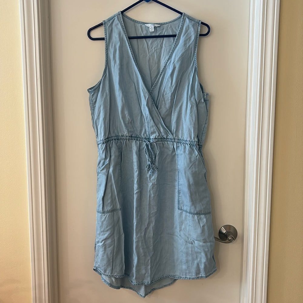 Lightweight denim dress
